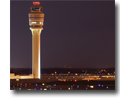 Photo of an Atlanta Hartsfield Airport at night