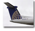 Photo of the tail section of a Continental Connection (Colgan Air) de Havilland DHC-8 Q400 that crashed on February 12, 2009 killing all aboard