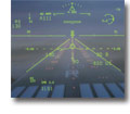 Photo of a Rockwell Collins heads up guidance system