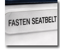 Photo of Fasten Seatbelt sign