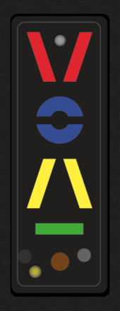 An example of an AOA indicator (Icon A5 Angle of Attack Safety System, and an example of an AOA indexer (Alpha Systems AOA Griffin, above) — each FAA-approved strictly for pilots’ supplemental reference and only in GA aircraft — have similarities to their standard counterparts in military jets and to their optional counterparts in large commercial jets and business jets.