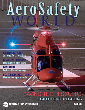 AeroSafety World March 2009 Table of Contents - Flight Safety