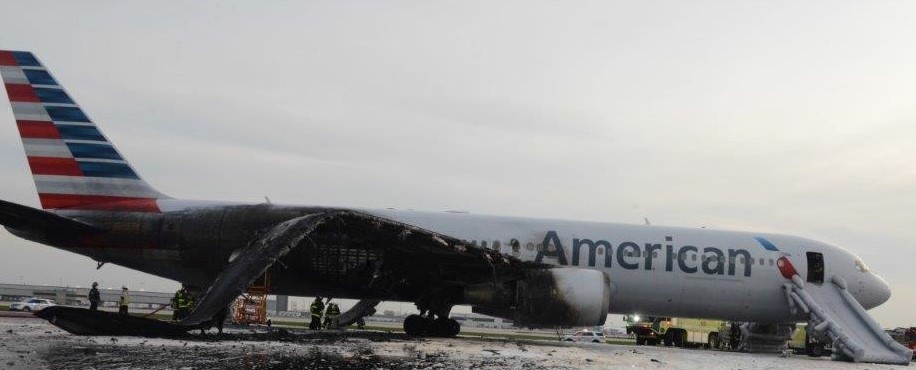 aircraft fire damage