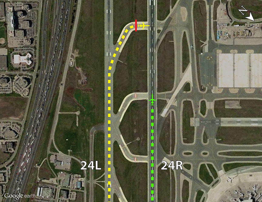 runway incursion example