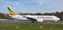 Ethiopian Airlines airplane involved in accident