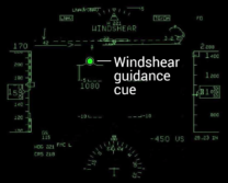 Reconstruction of what the pilots would have seen through their HUD displays.