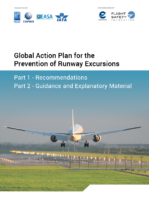 Cover of an FSF report showing an aircraft landing
