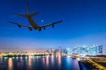 photo of aircraft approach Singapore