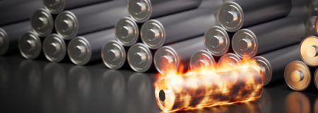 Lithium Battery Danger of Burning or Exploding, Heat, Fire, Explosion